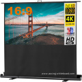 120x68cm floor display outside movie projector screen